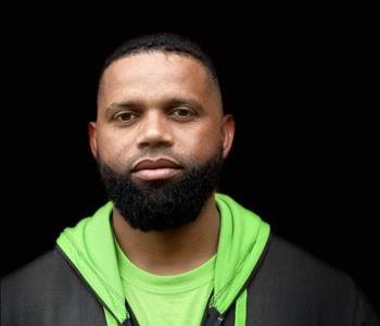 image of male against a black background
