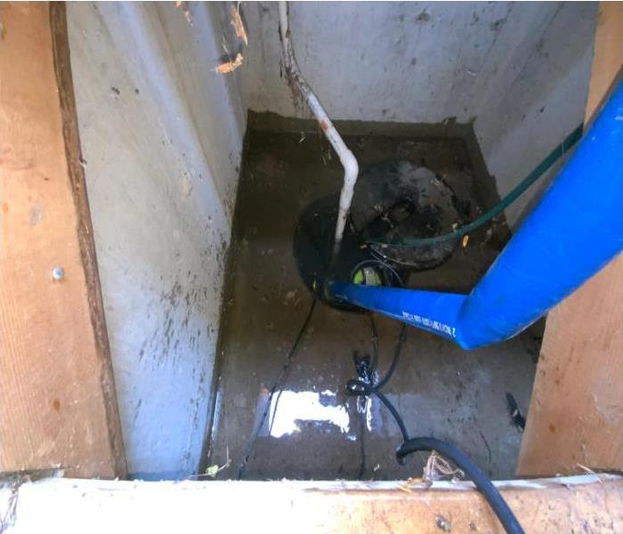 water in crawl space 