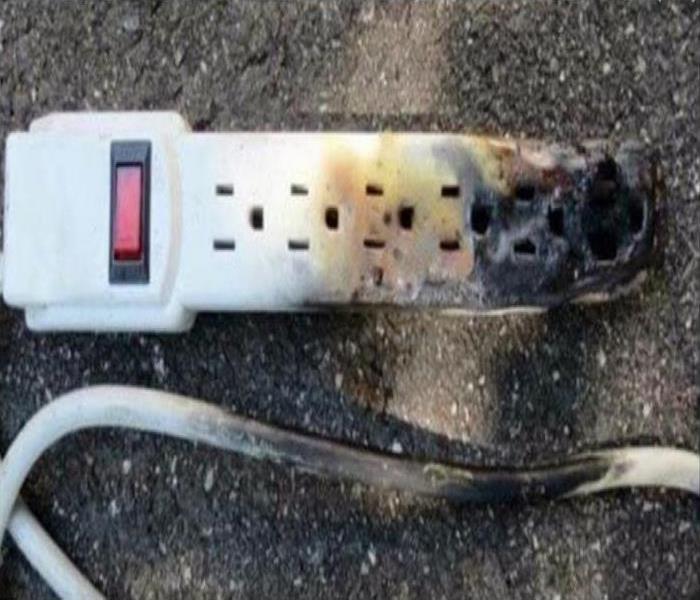 fire caused by extension cord
