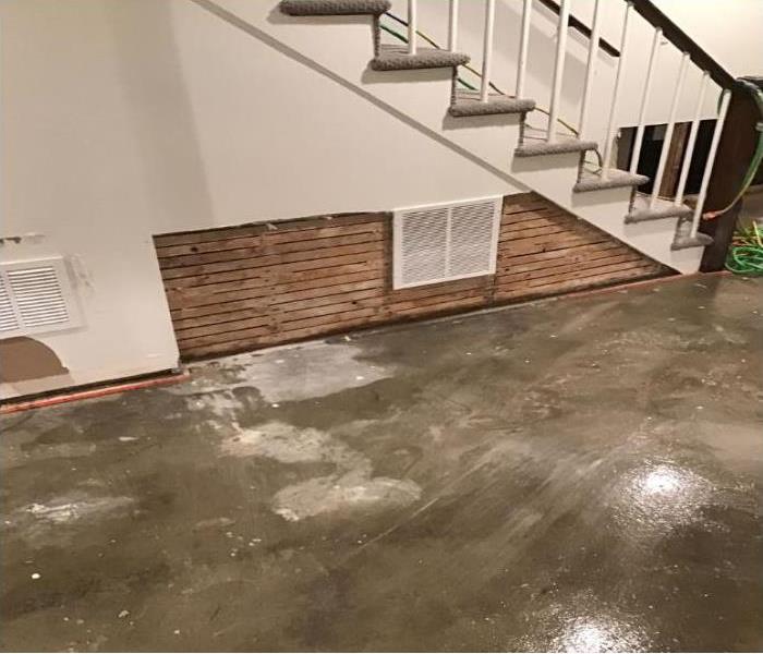wet floors from water damage